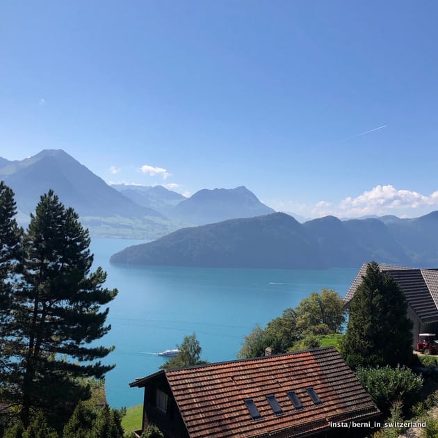 Szwajcaria jezioro 4 kantonów