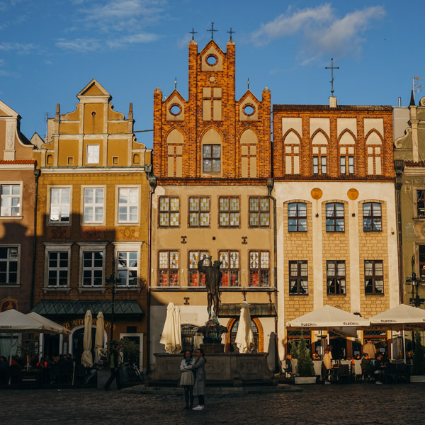 Poznań Stary Rynek kamienice