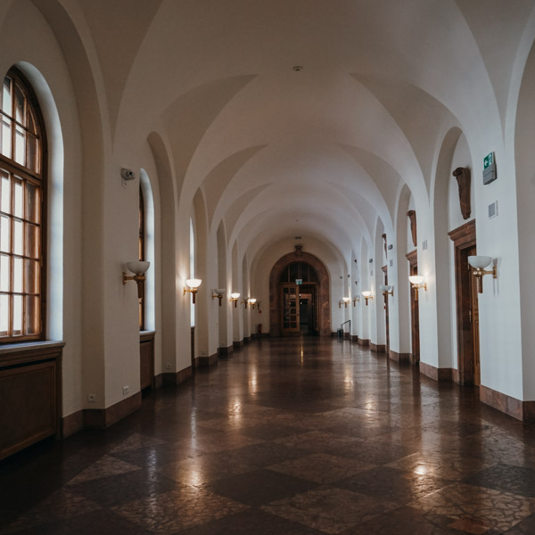 Zamek Cesarski Poznań - korytarze