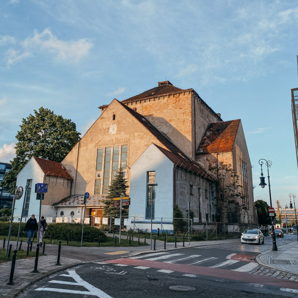 Nowa Synagoga w Poznaniu - historia, zdjęcia, plany.