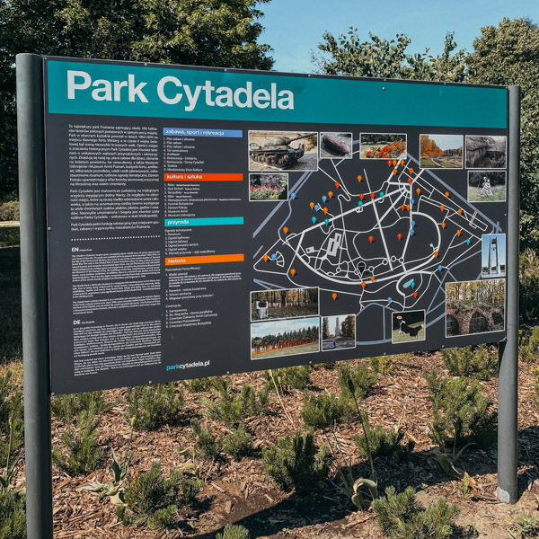 Park Cytadela Poznań: atrakcje, zdjęcia, opisy.