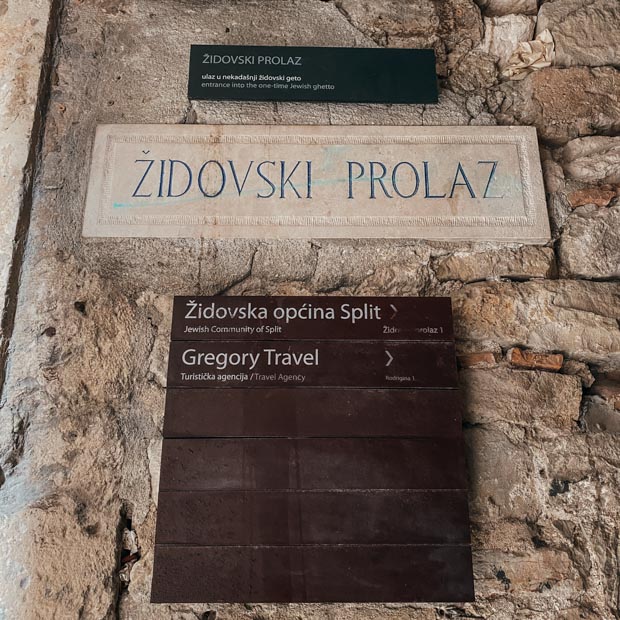 Chorwacja Split atrakcje dzielnica żydowska