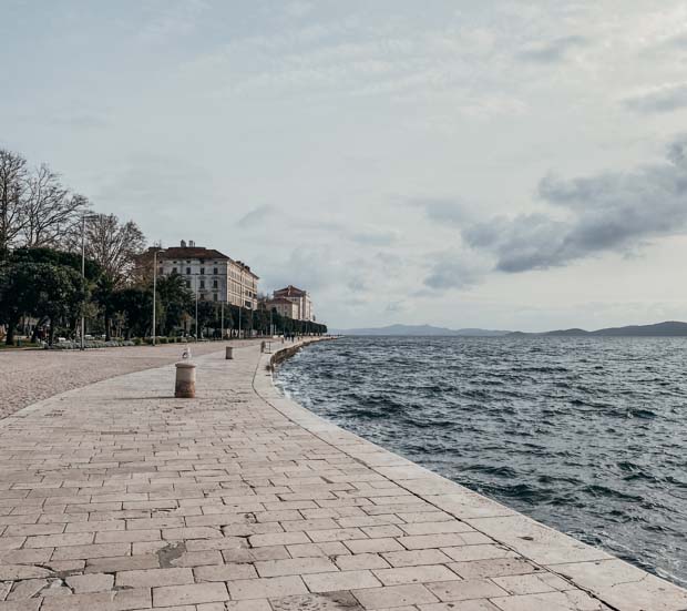 Promenada w Zadarze