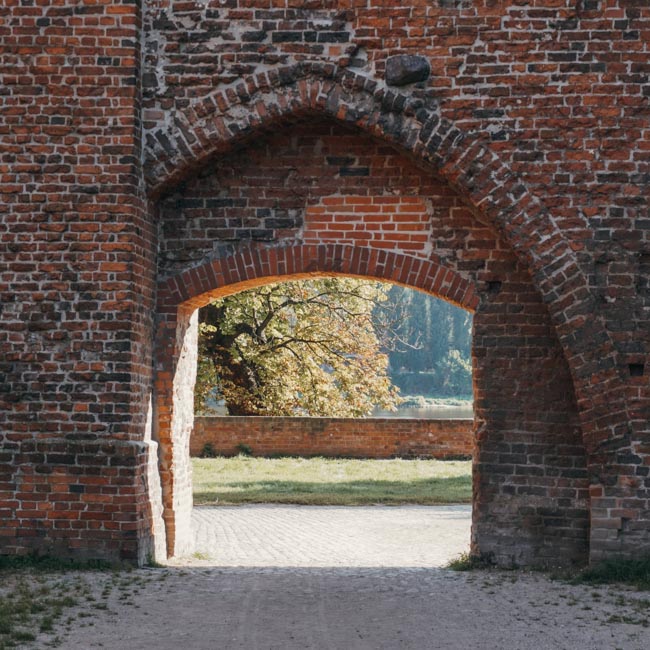 Ruiny zamku krzyżackiego w Toruniu