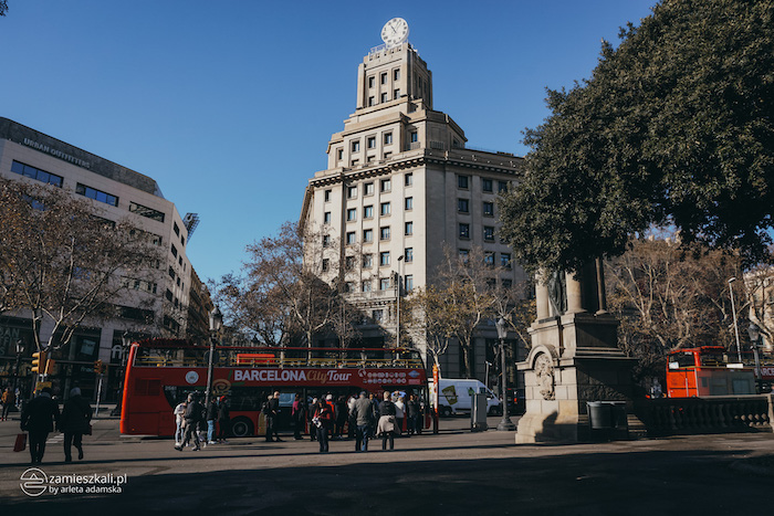 Barcelona atrakcje Plac Kataloński