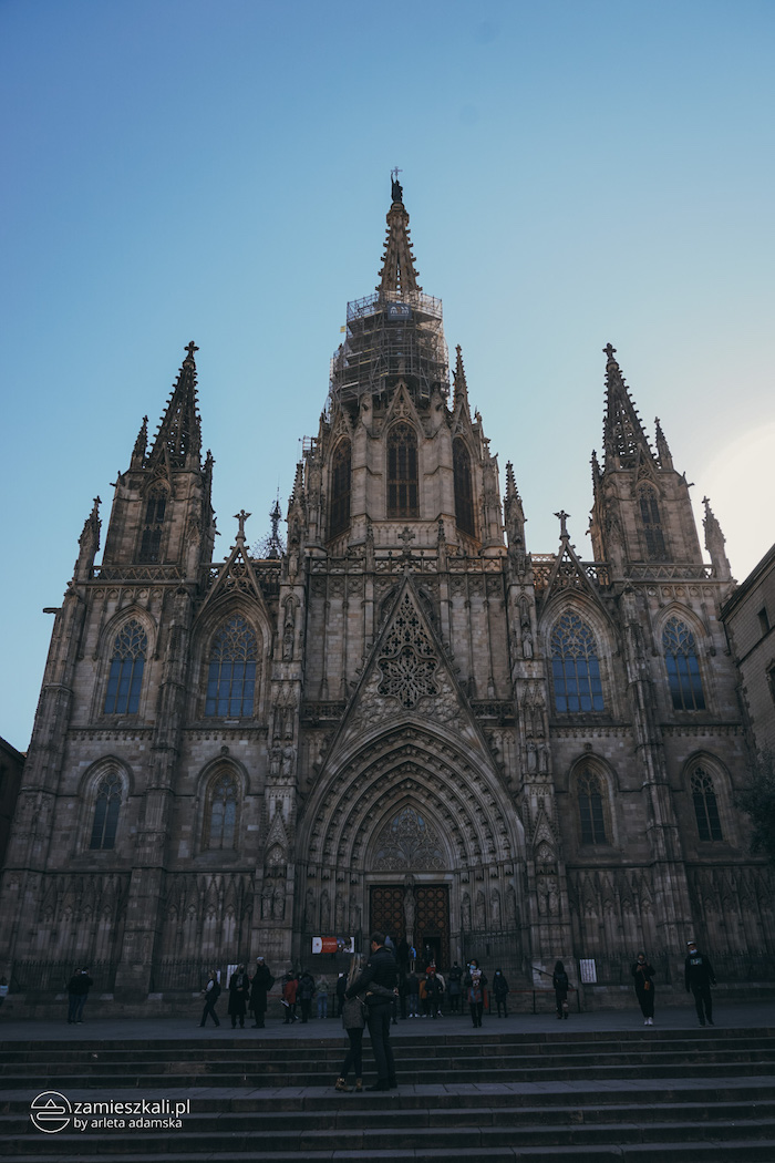 Barcelona atrakcje katedra Eulalii